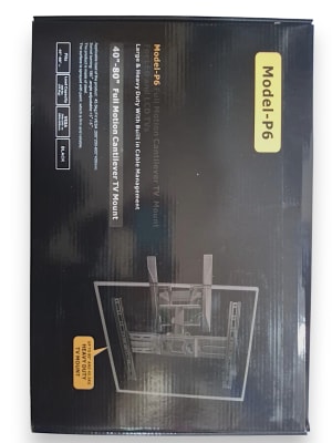 SOPORTE TV DOBLE BRAZO ARTICULADO 40-80¨ 36.4kg P6