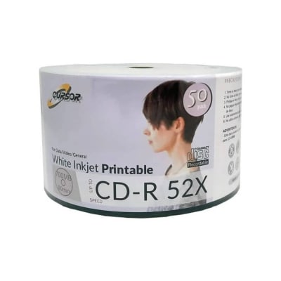 PACK 50 CD PRINTABLE CURSOR 52X PACK 50 CD PRINTABLE CURSOR 52X