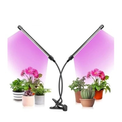 LAMPARA DOBLE DE CULTIVO INDOOR 40 LED UV C/USB