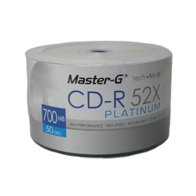 50 CD LOGO MASTER-G PLATINUM 52x