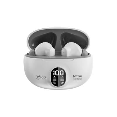 AUDIFONO MLAB TWS ANC + ENC ACTIVE SILENCE STRONG WHITE/GRAY