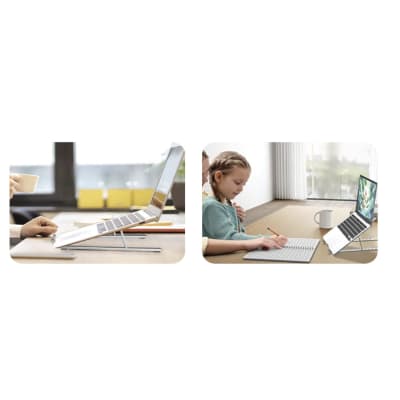 MLAB BASE PORTATIL NOTEBOOK ALUMINIO 6 POSICIONES