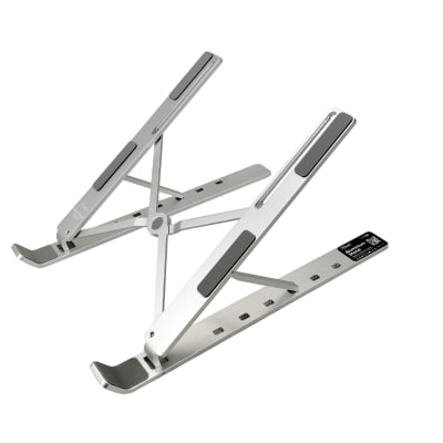 MLAB BASE PORTATIL NOTEBOOK ALUMINIO 6 POSICIONES