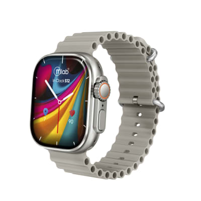 MLAB SMARTWATCH S12 PRO 50mm IPS HR BLOOD PRESSURE/OXYGEN GRAY