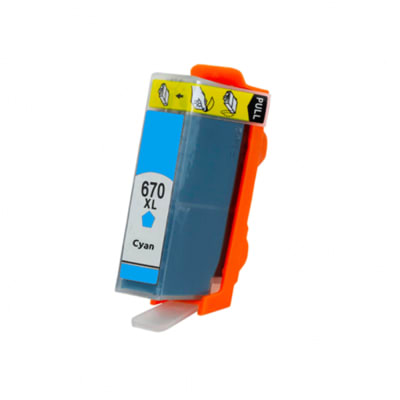 CARTUCHO COMPATIBLE PARA HP 670XL CYAN CARTUCHO COMPATIBLE PARA HP 670XL CYAN