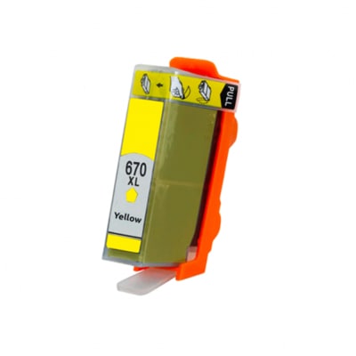 CARTUCHO COMPATIBLE PARA HP 670XL YELLOW CARTUCHO COMPATIBLE PARA HP 670XL YELLOW