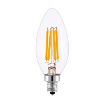 APOLLETA VELA 4W AMBAR FILAMENT 2500K E14 WELMAX 173854