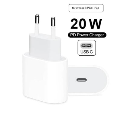 CARGADOR PARA IPHONE TIPO C TURBO-POWER 20W ADAPTADOR TIPO C