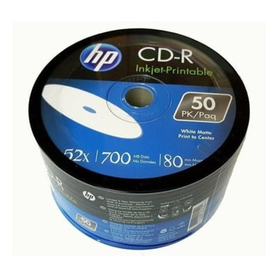 PACK 50 CD IMPRIMIBILE HP 52X PACK 50 CD IMPRIMIBILE HP 52X