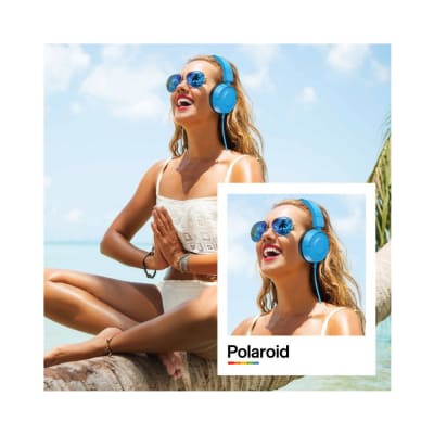 AUDIFONO POLAROID COLOR BRIGHT AZUL AUDIFONO POLAROID COLOR BRIGHT AZUL