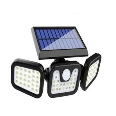 Foco Solar, Triple Cabezal Con Sensor De Movimiento Foco Solar, Triple Cabezal Con Sensor De Movimiento