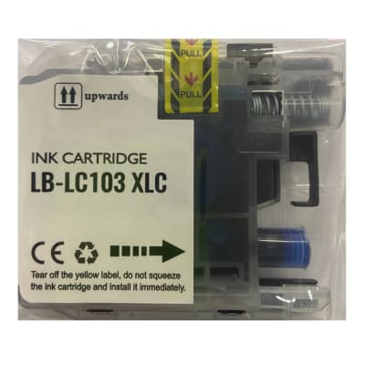 CARTUCHO PARA BROTHER LB-LC103 XLC CYAN CARTUCHO PARA BROTHER LB-LC103 XLC CYAN