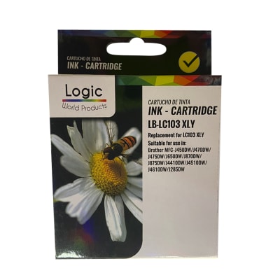 CARTUCHO PARA BROTHER LB-LC103 XLY YELLOW