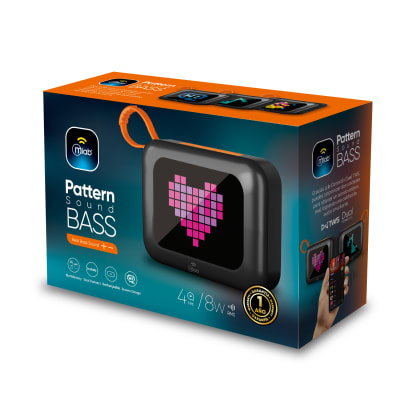 MLAB PARLANTE PATTERN SHOW SOUND BASS BLACK