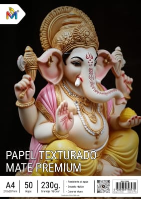 Papel Texturado Mate 230g Premium 50 Hojas A4