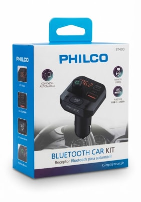 BLUETOOTH TRANSMISOR PARA AUTO PHILCO BT400