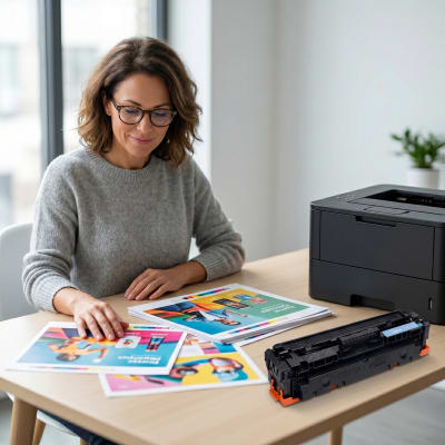 TONER CYAN COMPATIBLE PARA HP M452 M377 M477 HP410 CF411 C