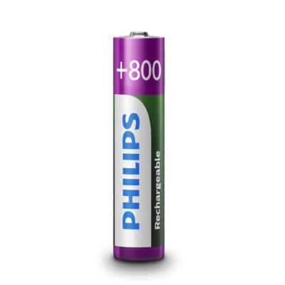 PILA RECARGABLE AAA PHILIPS 800MAH 1.2V