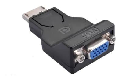 ADAPTADOR DISPLAYPORT MACHO A VGA HEMBRA
