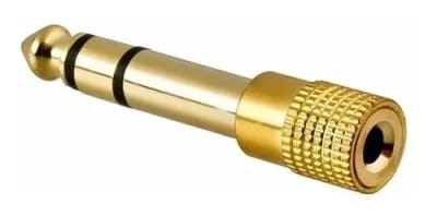 3.5mm Female to 6.5mm Male Stereo Audio Converter