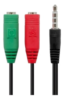 ADAPTADOR DE AUDIO + MIC PHILCO 