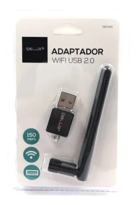 ADAPTADOR WIFI USB 2.0 CON ANTENA DESMONTABLE