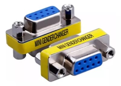 MINI GENDER CHANGER SERIAL HEMBRA 9 PIN