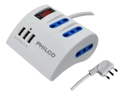 EXTENSION DESKTOP PHILCO  AC 3 POS USB