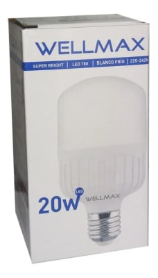 AMPOLLETA LED WELLMAX  E-27 20W