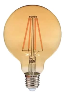 AMPOLLETA FILAMENTO 8W E27 G80