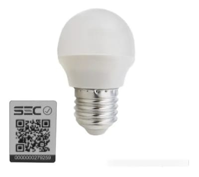 AMPOLLETA WELLMAX G45 6W CW E-27 LUZ FRIA