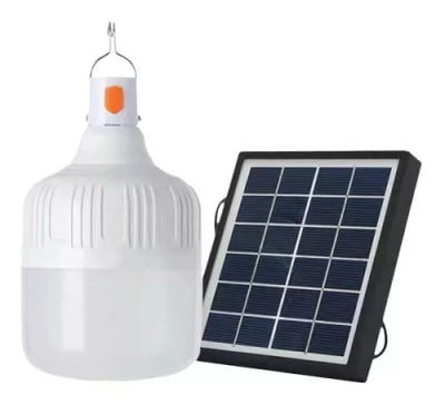 AMPOLLETA SOLAR MULTIUSO 100W C/R PANEL, CABLE USB