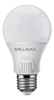 AMPOLLETA BALLET A60 WELLMAX 9W CW E-27 LUZ CALIDA