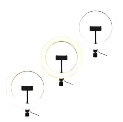ARO DE LUZ KIT LED 10 CON TRIPOD CHICO