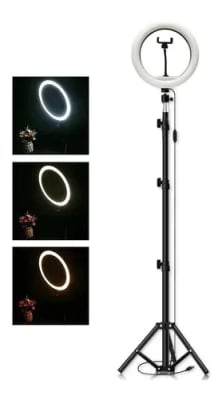 ARO DE LUZ KIT LED 13 CON TRIPOD GRANDE 210 CM 30504 M-33 ARO DE LUZ KIT LED 13 CON TRIPOD GRANDE 210 CM 30504 M-33