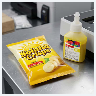 TINTA UNIVERSAL AMARILLO 100 ML PREMIUM CALIDAD