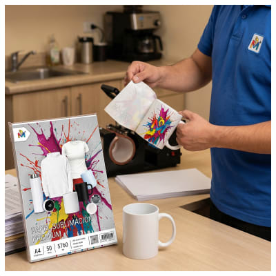 Papel Sublimación A4 – 50 Hojas Premium 5760 Dpi