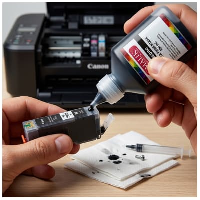 TINTA PIGMENTADA UNIVERSAL NEGRO 100 ML PREMIUM CALIDAD