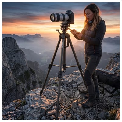 Trípode Fotográfico Weifeng WT3540 1.58m con Bolso - Negro