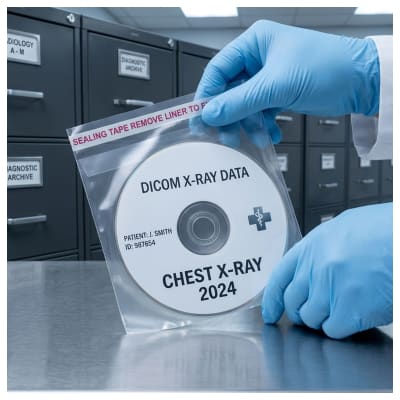 100 BOLSAS PARA DISCOS CD DVD BLURAY