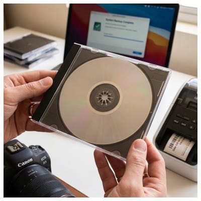 Caja de CD Negra Ultra Resistente – Acrílico PS 10.4 mm