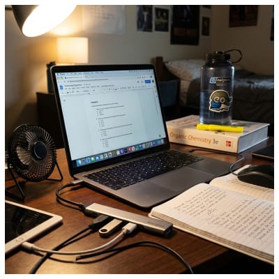 Adaptador Hub 4 Puertos USB 3.0 Ultra Delgado Slim 5701