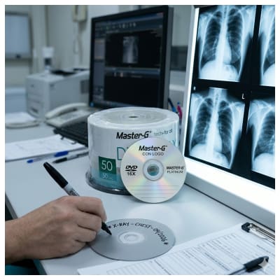 50 DVD 16X CON LOGO MASTER-G PLATINUM