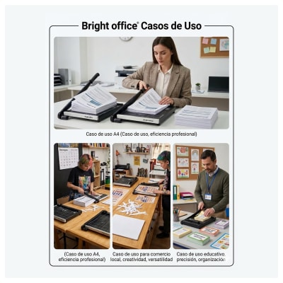 Guillotina A4 Profesional Bright Office 8294 Color Negro