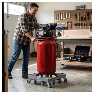 Base Móvil Ajustable con Ruedas - 4 Ruedas / 4 Patas Simple