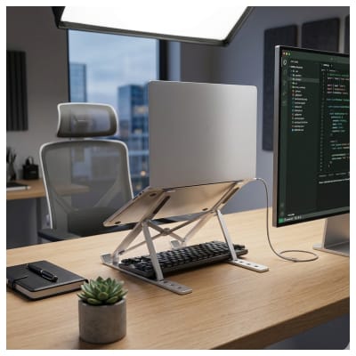 Soporte Base Plegable para Laptop y Notebook P1 - Ergonómico