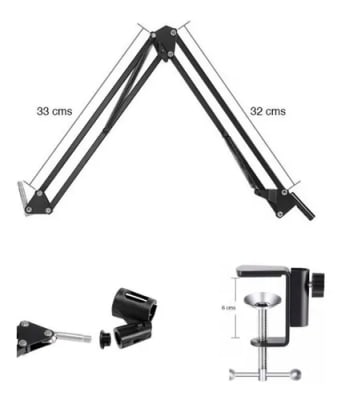 ATRIL PARA MICROFONO DE GRABACION AUDIOPRO