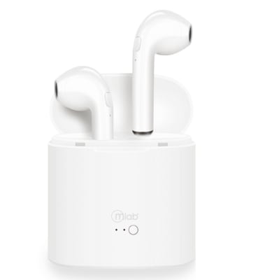 AUDIFONO MLAB BLUETOOTH TWS FREE IN AIR BLANCO