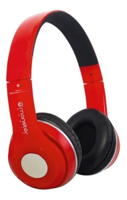 AUDIFONO BLUETOOTH MONSTER ROJO AUDIFONO BLUETOOTH MONSTER ROJO