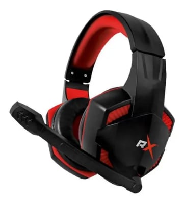 AUDIFONO GAMER PRO COMPATIBLE PARA PS4 XBOX REPTILE ROJO